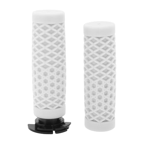 Motoforti 7/8" 22mm 15/16" 24mm Motorcycle Hand Grips Cover Kit Non Slip TPU Handlebar Cover for Motorcycle Scooter Bicycle ATV White 1 Set - color: White