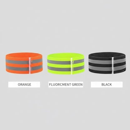 1 Pack Reflective Running Gear Bands - color: Orange