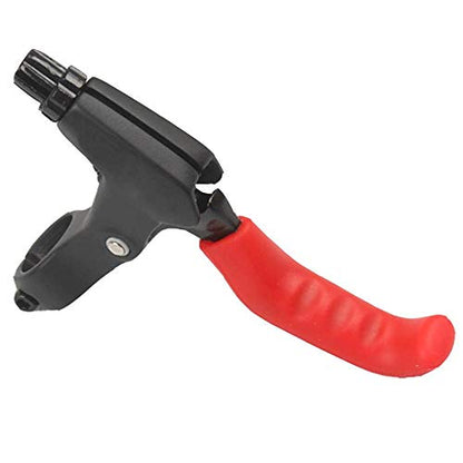 4 Pcs Bicycle Brake Levers Sleeve Silicone Gel Anti-Slip Brake Handle Protection Cover 2 Pair (Red) - color: Red