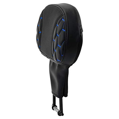 SLMOTO Honeycomb Designed Driver Rider Backrest Pad Fit for Harley Road King CVO Street Glide 2014-2023 - color: Blue Rider Backrest1