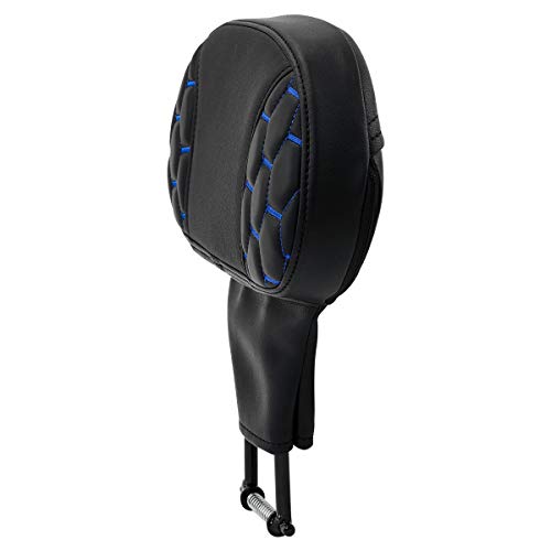 SLMOTO Honeycomb Designed Driver Rider Backrest Pad Fit for Harley Road King CVO Street Glide 2014-2023 - color: Blue Rider Backrest1
