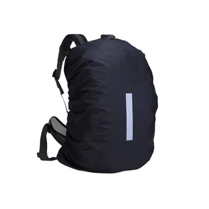 Backpack Rain Cover Outdoor Reflective Waterproof Backpack Rain Cover Night Bike Safety Light Raincover Bag Hiking Mountaineering Dust - color: Black 20L