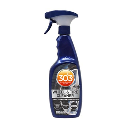 303 Products Wheel and Tire Cleaner - Cleans Both Wheels and Tires Effectively - Tough on Brake Dust - Removes Tire Browning - Foaming Formula, 24 fl. oz. - size: 24 Fl Oz (Pack of 1)