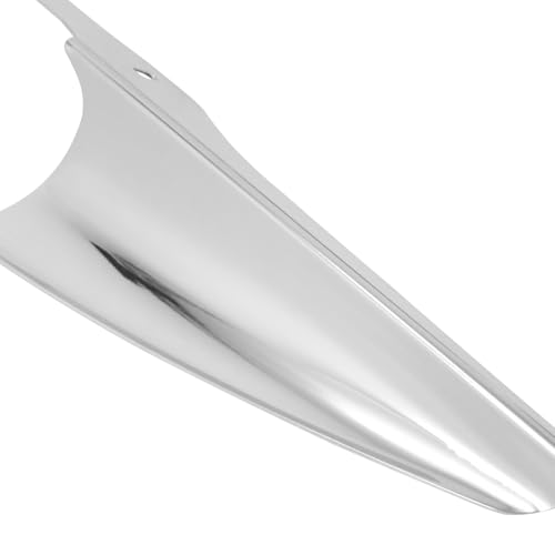 Front Fork Mount Wind Deflectors Compatible with 1995-2023 Harley Electra Glide Road King Street Glide 1 Pair - color: Chrome
