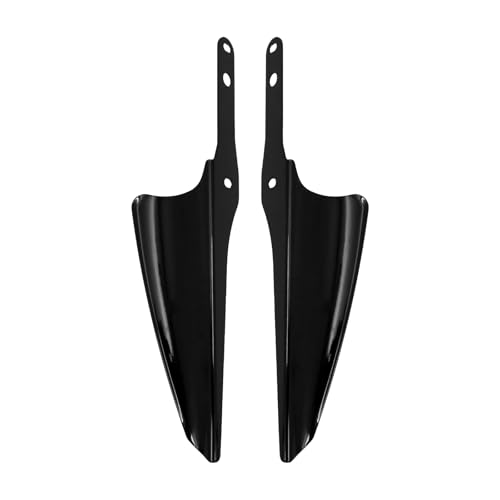 Front Fork Mount Wind Deflectors Windshield Fit for Harley Touring Street Glide Electra Glide Road King CVO FLHT FLHR FLHX 1995-2023 Black