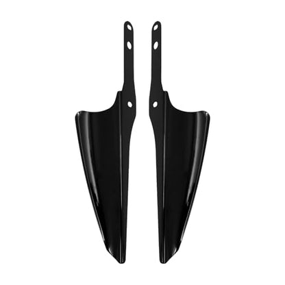 Front Fork Mount Wind Deflectors Windshield Fit for Harley Touring Street Glide Electra Glide Road King CVO FLHT FLHR FLHX 1995-2023 Black