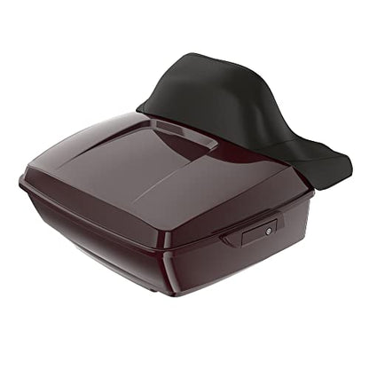 Moto Onfire Billiard Burgundy Tour Trunk Luggage Latches Hinges Fit for AB Harley Touring Razor Chopped King Tour Trunk Luggage - color: Billiard Burgundy