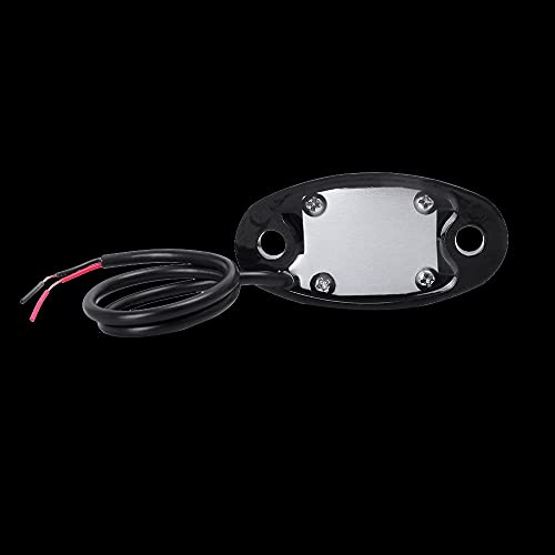 White LED Rock Lights 6 Pod Waterproof LED Neon Underglow Light for Car Truck ATV UTV SUV Off Road Underbody Glow Trail Rig Lamp Rock Lights (White) - color: White, size: 6 Pods