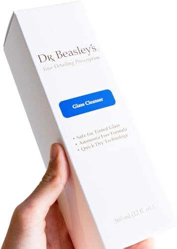 Dr. Beasley's Glass Cleanser for Autos - Extra Strength, pH Balanced, Cuts Through Messes, No Streaking or Residue, Enhanced Clarity, Fast Dry, 12 Fl Oz - size: 12 Fl Oz (Pack of 1)