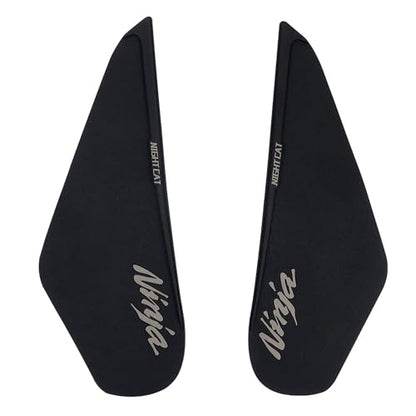 NIGHT CAT Compatible Ninja 400 Ninja 500 Motorcycle Fuel Tank Pad Kit Side Fuel Knee Guard Sticker Fuel Tank Protector（Tank Side Traction Pad) - color: Tank Side Traction Pad