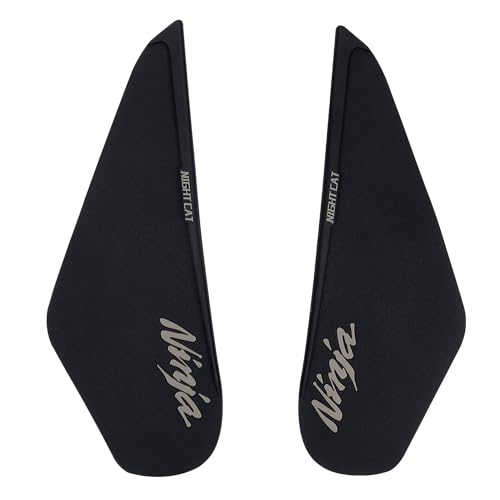 NIGHT CAT Compatible Ninja 400 Ninja 500 Motorcycle Fuel Tank Pad Kit Side Fuel Knee Guard Sticker Fuel Tank Protector（Tank Side Traction Pad) - color: Tank Side Traction Pad