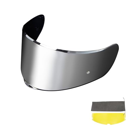 Sedici Strada 2 Visor Strada 3 Face Shield Motorcycle Helmet visor for Sedici Strada 2 Strada 3 FF801 FF397, Deep Silver Visor - color: Silver Film