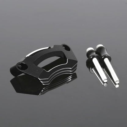 Monkey 125 Engine Stator Crash Guard Compatible with Monkey125 Dax125 Grom125,Cross Cub 110,Ducks125,CT125 Trail 125,Super Cub C125,Super Cab 110 2022-2024 CNC 3D Motorcycle Engine Protector (Black) - color: Black