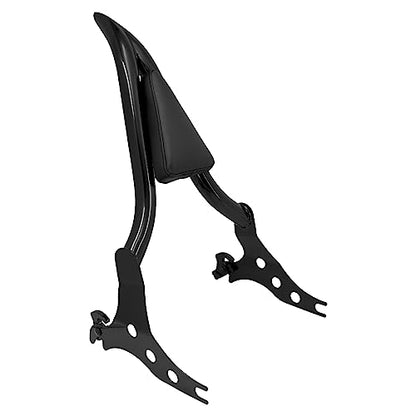 Motorcycle Sissy Bar Detachable Rear Passenger Backrest Pad Fit for Harley Softail Breakout 2013-2023 Fat Boy FLFBS 2018-2023 Black