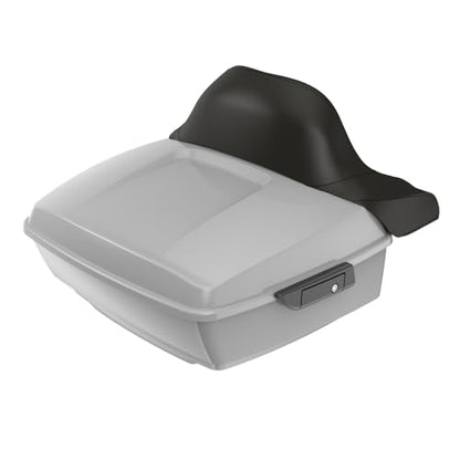 Advanblack 2024 Road Glide King Tour Trunk Pack Vechicle Bag Compatible with Motorcycle Harley Touring CVO Road Glide, Street Glide, 2023.5 2024 2025 Mounting Rack, Backrest & Liners (Billiard Gray) - color: Billiard Gray