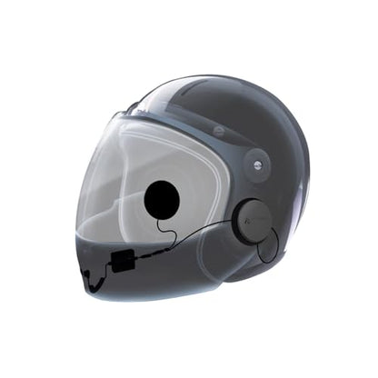 IASUS Ultra Thin Motorcycle Helmet Bluetooth Headset - Transparency Mode, IP65 Waterproof - XS2.1R Drop-in Audio, 5.2 Bluetooth Helmet Speakers for Motorcycle, Bicycle, Snowboard & Ski