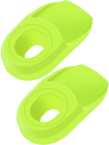 Bike Crank Boot Protectors MTB Arm Protectors for Bicycle Cranks Anti-Friction Rubber for Mountain,Road Bike-1 Pairs - color: Bright Green-1 Pairs
