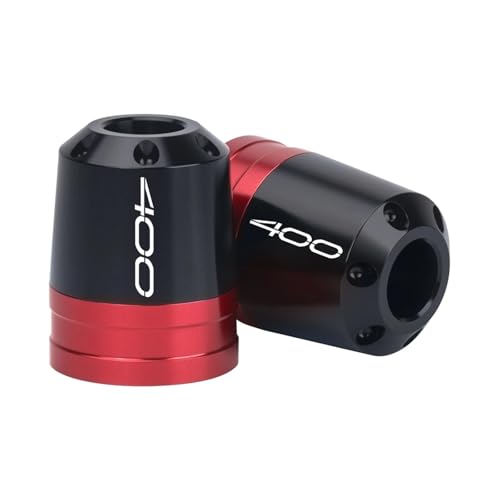 End Plugs Sliders Motorcycle Bar End Sliders for K&AWASAKI Z400 All Years Bar End Weights Protectors Handlebar Sliders CNC Aluminium Accessories - color: Red