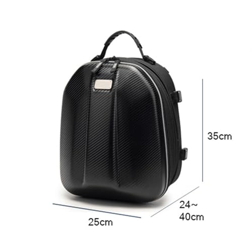 Motorcycle Tail Bag Expandable Rear Seat Bag Hard Shell Waterproof Motorbike Helmet Luggage Backpack for BMW G310GS G310 GS G 310 GS,Riding Gear Storage Accessories