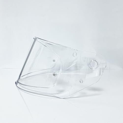 Assault Helmet Visor,Motorcycle Helmet Shield Replacement UV Protection Windshield Compatible With Assault,Stream,Rapid,Storm,FF320,FF328,FF353,FF800(Clear) - color: Clear