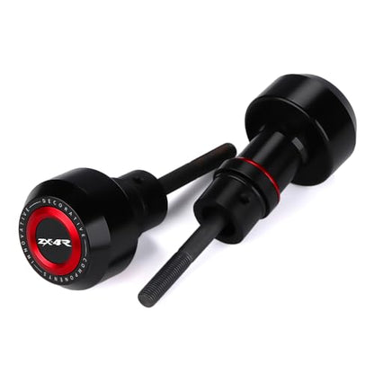 Motorcycle Frame Sliders Crash Bar Protector Compatible with Ninja ZX4R ZX4RR 2023 2024 2025 2026 | No Cut Kits Engine Fairing Guard Falling Protection ZX-4R ZX-4RR Accessories (red) - color: red