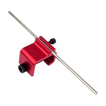 Chain Alignment Tool for Motorcycle, Professional Aluminum Alloy Sprocket Chain Adjustment Tool, Quick & Accurate Alignment Tools for ATV Scooter Dirt Bike Chains Maintenance (Red) - color: Red