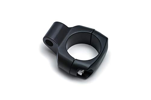 Kuryakyn 2792 Motorcycle Handlebar Accessory: Universal Mount Clamp for Motorcycles with 1-1/4" Diameter Bars (Accepts 5/16" Mounting Hardware), Satin Black, Pack of 1 - color: Satin Black, style: 1-1/4" Diameter