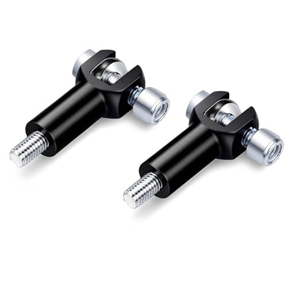 Passenger Foot Peg Support Mount Clevis Kit Compatible With Harley Davidson Softail 2000-2006 (Black) - color: Black