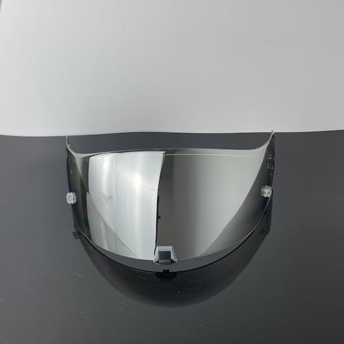 R1 Air Helmet Visor Replacement,Tinted Motorcycle Helmet Face shield Windshield lens for R1,R1 Air,R1 EVO,T520,ST1400,391 (Revo Clear Silver) - color: Revo Clear Silver