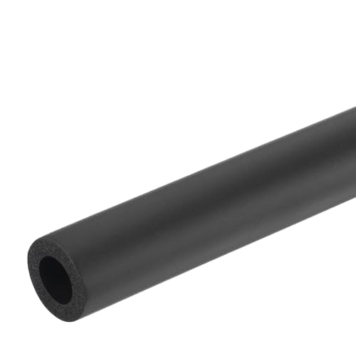 uxcell Foam Tubing for Handle Grip Support,13mm(1/2") ID 23mm(0.91") OD 0.3 Meter/1ft Length Black - color: Black, size: 13mm x 23mm x 0.3 m