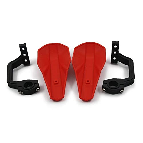 AnXin Motorcycle Handguards 7/8" and 1 1/8" Hand Guard Handlebar Protection Universal for CRF110 CRF50 CRF125 XR100 CRF 70 CRF80 CR 85 XR70 XR80 Dirt Pit Bike ATV Red - color: red