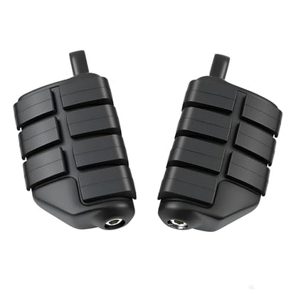 Matte Black Male Mount Lion Paw Footrests Footpegs Fit for Motorycle Harley Touring Glide - color: Black#3