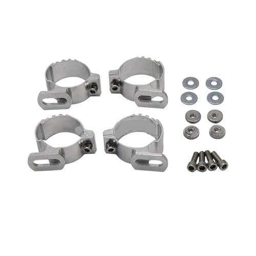 1 Set Motorcycle Quarter Headlight Fairing Windshield 35-50mm 45mm 49mm Fork Clamp Mount Compatible with Sportster XL 883 1200 - size: 35-45mm