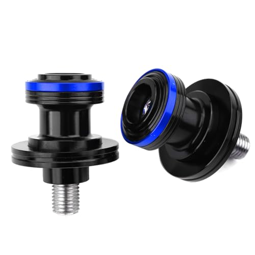 Compatible with 450MT 450NK 450SR 800MT 675SR-R 675SR 700CLX 650GT 800MT-X 650NK Motorcycle M10 Swingarm Spools Rear Stand Screws Sliders (Blue) - color: Blue