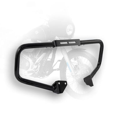 Crash Bar Engine Guard Highway Bar Compatible with Harley Davidson Dyna Fat Bob Low Rider Street Bob Wide Glide Switchback Super Glide Custom 2006-2017 (GlossBlack)