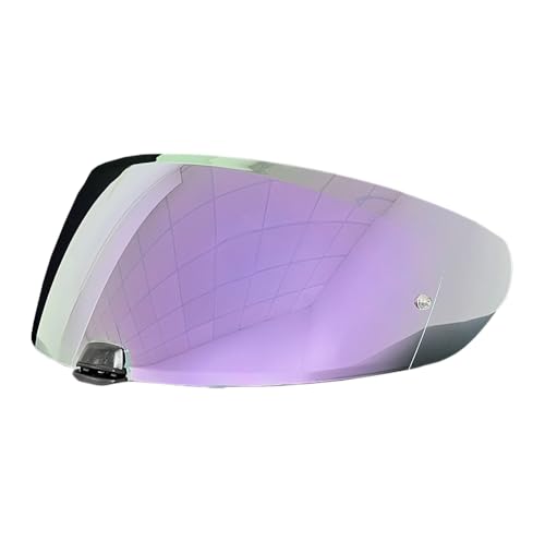 HJ-31 Helmet Visor for i70/i10,UV Protection Windproof Moto Helmet Visor Shield Helmet Accessories Compatible with HJC i70 i10(Revo Deep Purple) - color: Revo Deep Purple