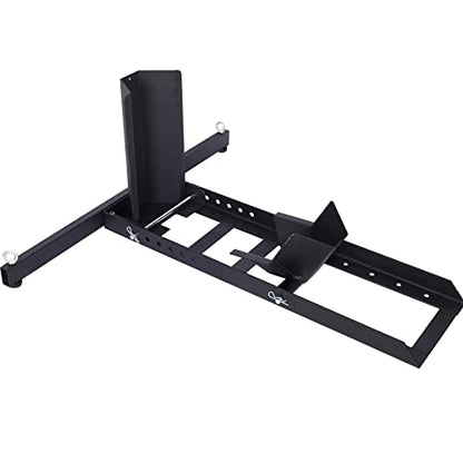 Adjustable Motorcycle Wheel Chock Stand,1800lbs Heavy Duty Wheel Stand,Black Motorbike Front Chock,High-Grade Steel Trailer Stand Motorcycle Trailer for 15"-22" Wheels