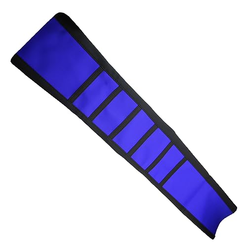 Motorcycle Universal Seat Cover Non-Slip Suitable Rubber Striped Seat Covers Soft For YZ125 YZ250 YZ450F WR250F WR450F TTR230 WR400F XTZ125 YZ WR TTR 125 250 Dirt Pit Bike Motocross Off Road Motorbike - color: Blue