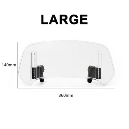 Motorcycle Windshield Extension for BMW S1000XR 2020-2024, Clip On Adjustable Spoiler, Height Adjustable Windshield, Fatigue Reducing Protective Shield,360MM - size: 360MM