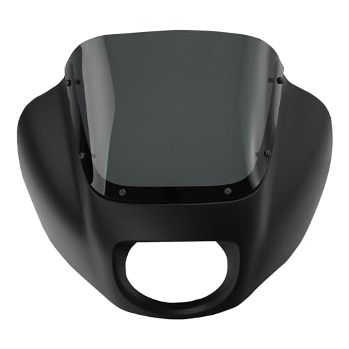 Front Headlight Quarter Fairing Windshield Fit For Harley Softail Low Rider FXLR S FXLRS 2018-2025 Street Bob FXBB FXBBS 2018-2025 Softail Standard FXST 2020-2024 Black Denim - color: Fairing Black Denim