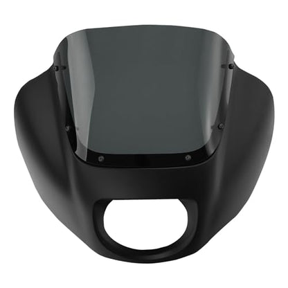 Front Headlight Quarter Fairing Windshield Fit For Harley Softail Low Rider FXLR S FXLRS 2018-2025 Street Bob FXBB FXBBS 2018-2025 Softail Standard FXST 2020-2024 Black Denim - color: Fairing Black Denim