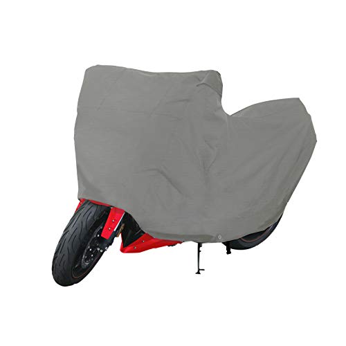 SavvyCraft Supreme Motorcycle Storage Cover, 5-Layer Waterproof UV Resistant, Fleece Lined Indoor Outdoor Cover with Vent, Adjustable Straps for Sports Bikes, Cruisers Fit up to 97" L - size: Fits up to 97"L