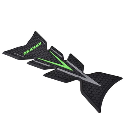Motorcycle Side Fuel Tank pad Traction Pad Gas Knee Grip Protective Sticker Tankpad Protector fit for Ka&wa&sa&ki NINJA500/Z500 NINJA 500/Z 500 2024 2025 (Green)