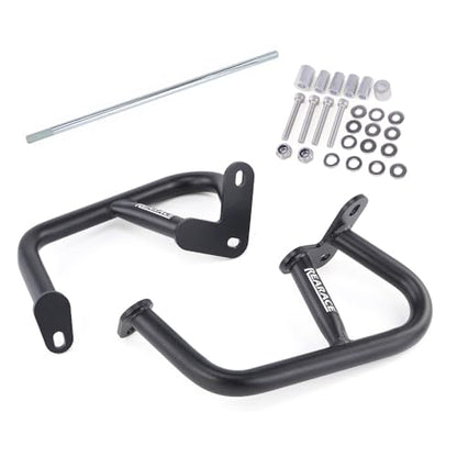Engine Guard Crash Bar Fit for Vitpilen/Svartpilen 401 2024-2025 | Steel Motorcycle Frame Protector Bumper, Black Powder Coated Finish, Bolt-On Installation Kit Included