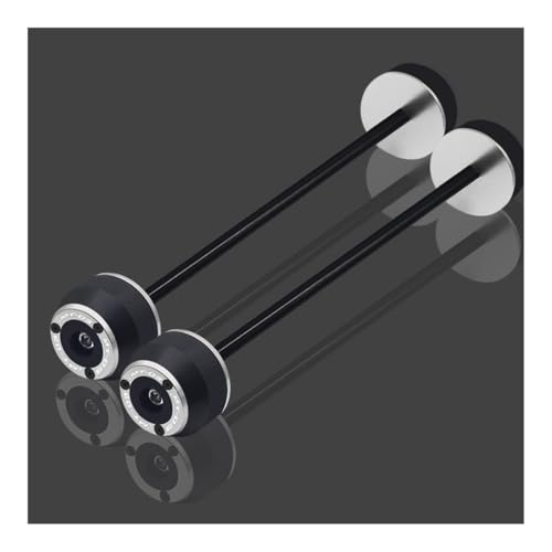 Frame Sliders Rear Front Axle Fork Crash Slider Accessories for Yam&aha MT-03 MT03 2015-2022 2023 2024 Motorcycle Wheel Falling Protector - color: One pairs silver