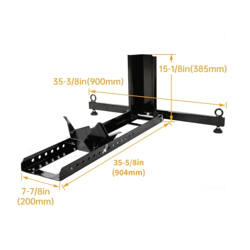 Motorcycle 15" -22" Motorcycle Stand Wheel Chock Adjustable Upright | Supports Up To 1,800 Lbs Material:steel Construction Finish:Powder Coated Weighs 34 Lbs + 1 x Stand Wheel Chock