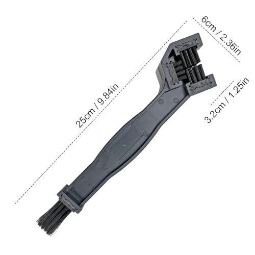 Chain-Scrubber Cleaning Brush - Motorcycle Bicycle Maintenance System, Multifunctional Cleaning Accessory, Care Solution, Practical Chain-Tool | Outdoor Riding Use During Long Trips and Trail