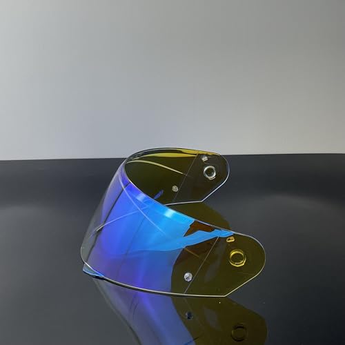 YOURNAME HJ33 Shield for HJC I90,i91 Face Shield Uv-protected Visera Casco Moto Visera Casco Moto (Clear Blue-For Day &Night) - color: Clear Blue-for Day &Night