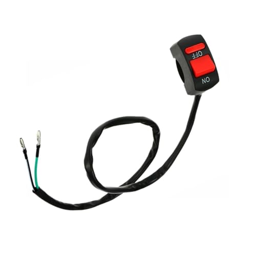 Emergency Hazard Headlight for Motorcycle ATV Bike - Handlebar Light with ON/Off Button