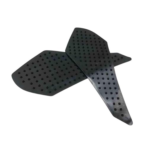 2 Pieces Motorcycle Fuel Tank Pads Easy Installation Knee Grip Rubber Traction Pads Accessories Compatible With 2007 2008 Yzf-r1(Black) - color: Black
